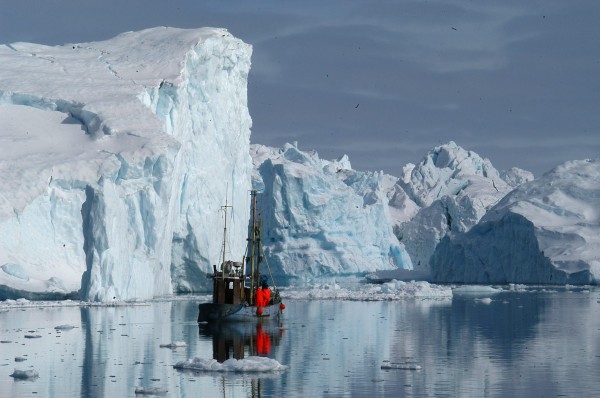 Bootsfahrt auf den Eisfjord in der Diskobucht