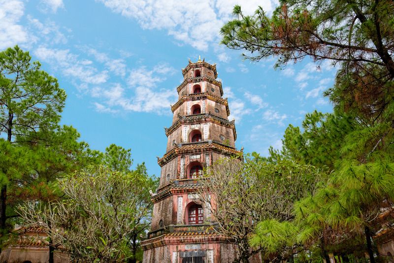 Thien Mu Pagoda In Hue