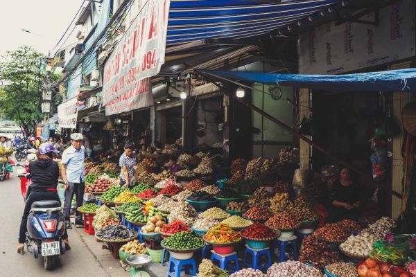 Markt in Vietnam